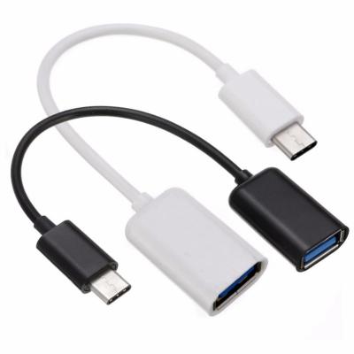 China Mobile Phone USB Adapter Type C OTG Cable USB C Male To USB Female OTG Cable Connector 3.0 A for sale