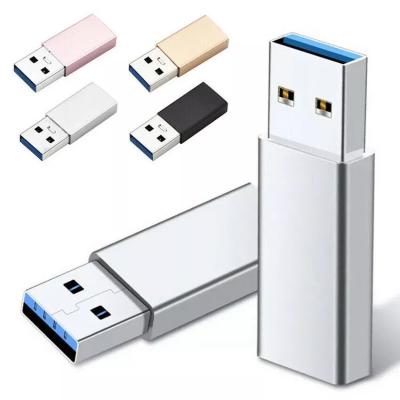 China Mobile Phone Metal USB A Male To USB 3.1 Female Type C OTG Data Sync Charging Usb c Power Adapter Converter for sale