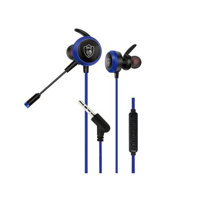 China Cheap Wholesale Earphone Gaming Earbuds GM-D2 DOUBLE MIC Price Noise Canceling Earphone-Gaming Cable Earbuds for sale