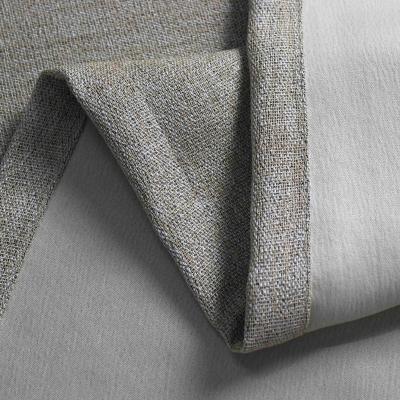 China Modern Solid 100% Blackout Design Upholstery Fabric Polyester 260gsm Blackout Curtain Fabrics for sale