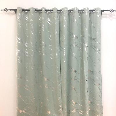 China Blackout new design printed blackout curtain fabric polyester dimout fabric for window curtains for sale