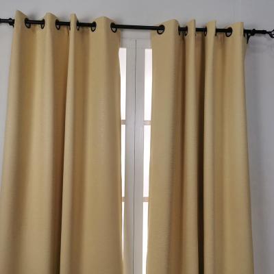 China Blackout New Design Embossed Curtain Fabric 100% Polyester Blackout Fabric For Home Curtain for sale