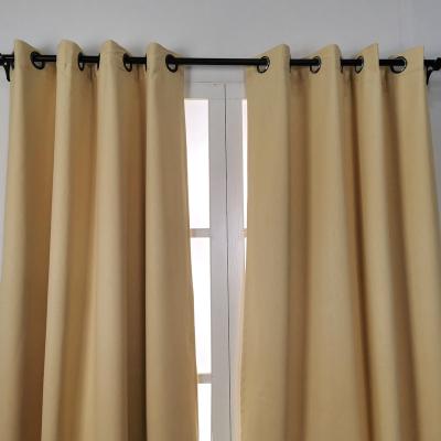 China Wholesale Blackout New Arrival Curtain Fabric Polyester Embossed Blackout Fabric For Home Curtain for sale