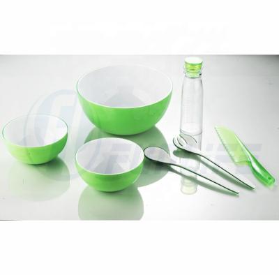 China Viable plastic salad bowl set-7pk for sale