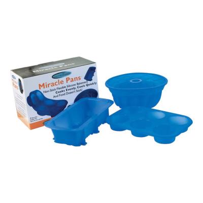 China Sustainable Flexible Non-Stick Silicone Bakeware Sets for sale