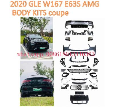 China The same as original kits front bumper body bumpper rear diffuser grill for 2020 benz w167 GLE COUPE 2021 2022 2023 for sale