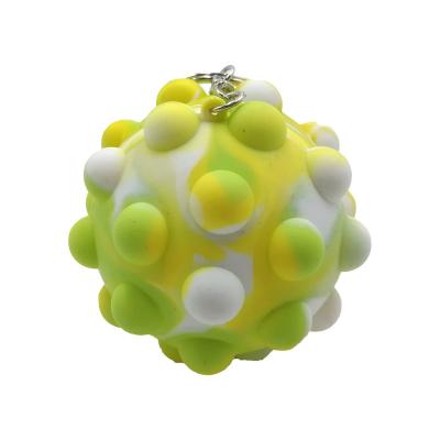 China Food grade funny silicone ball fidgety 3D toy sensory toys stress balls silicone decompression toy for sale