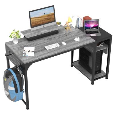 China Eureka Adjustable Ergonomic Home Office (Height) Workstation Wood Metal Frame Computer Table Modern Pattern Design for sale