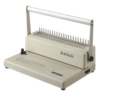 China Popular C15 Metal Design A4 Manual Comb Binding Machine for sale