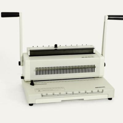 China Double Binding (W25A) Wire Binding Machine Used For Notebook And Calendar for sale