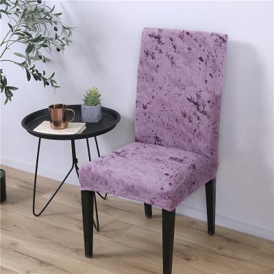 China Flannel Printing Elastic Chair Covers Home Dining Elastic Chair Covers Spandex Multifunctional Elastic Fabric Universal Stretch Cover for sale