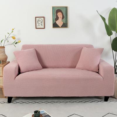 China Modern Thickened Knitted Velvet Sofa Seat Cover Stretch L Sofa Cover Waterproof Corn Sofa Cover for sale