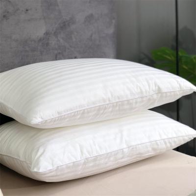 China Hotel collection soft fiber jacquard satin cotton factory supplier super soft 100% pillow for sleep for sale