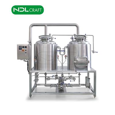 China Hotels 120L Mini Home Brewing Equipment Automatic Beer Brewery Equipment for sale