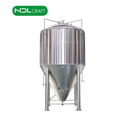 China Commecial Stainless Steel Dimple Lined 5000l Conical Beer Fermentation Tank for sale