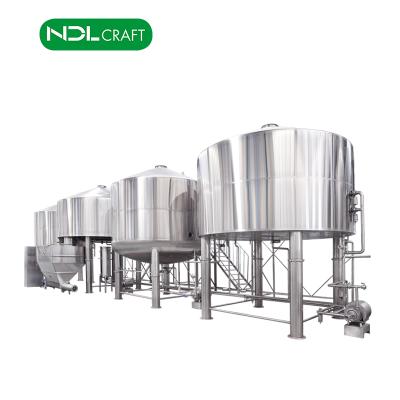 China Commecial 12000L Four-vessel Commercial Industrial Beer Brewing Equipment Conical Brewhouse Fermenter for sale