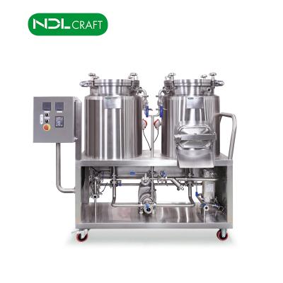 China Hotels Home Mini Fermenter Small Craft Beer Brewing Micro Brewery Equipment 60L 100L for sale