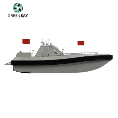 China Aluminum Alloy Outdoor Vessel Survey Bathymetry Boat Unmanned Autopilot RC Boat for sale