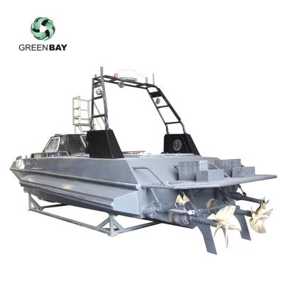 China High-speed aluminum alloy hydropower measurement rc boat for sale