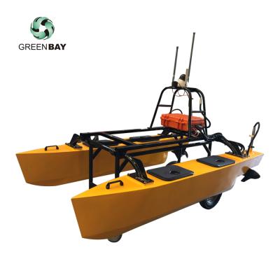 China Aluminum Alloy Aluminum Or Customized HDPE Survey RC Boat Hydrographic Design Electric Remote Control Vessel for sale