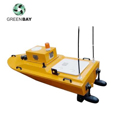 China Superb Aluminum Steel Remote Controlled Double Boat Remote Control Boat Electric Outdoor Survey Vessel Radio Distance Boat for sale