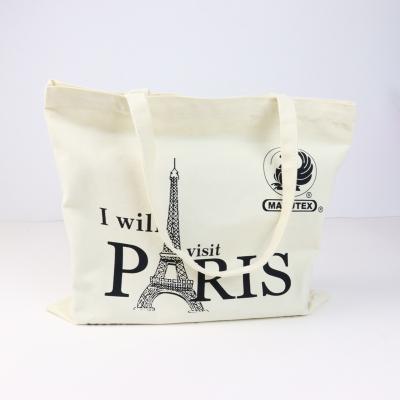 China Fashionable High Quality Canvas Eco-friendly Canvas Tote Bag With Handle Custom Design Printing Cotton Tote Bag for sale