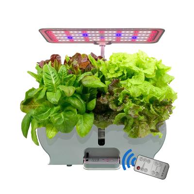 China Indoor Herb Garden Minimalist Hydroponic Smart Starter Plant Garden System Kit 9 Hydroponic Pods For Home Vegetable Garden for sale