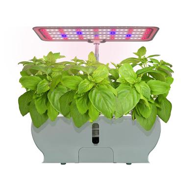 China Minimalist Smart Planter Hydroponics Vegetable Garden 24W 9 Pots Herb Hydroponic Smart Garden For Indoor Garden for sale