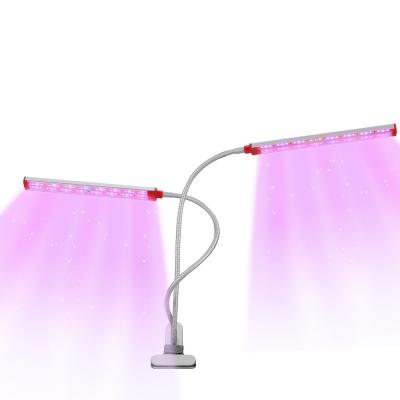 China Newest Fruit Vegetable Greenhouse Flower Lights Full Indoor Plant Growing Light Dimmable 50w 100w Spectrum 380-730nm Sync Led Grow Light Dual Head Tube for sale