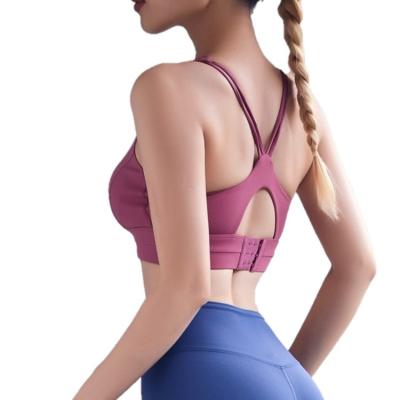 China 2021 Breathable Chinese Supplier Custom Design Active Wear Tops For Women Gym Y Style Back Fitness Sports Girls Yoga Tank Vest Top for sale