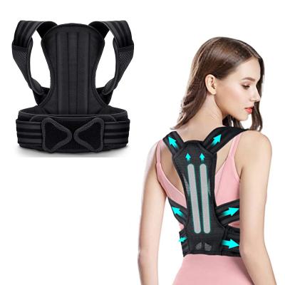 China New Style Premium Neoprene Back Braces MONCAIS Back Support Brace And Posture Corrector For Men And Women for sale