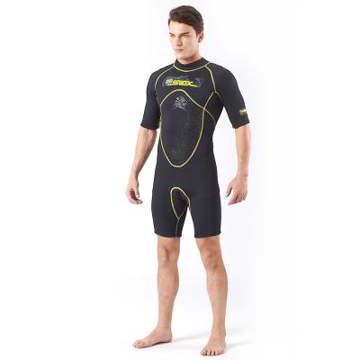 China Antibacterial Mens 3mm Small Wetsuit With Back Zipper Wetsuit For Diving Snorkeling Surfing Swimming for sale