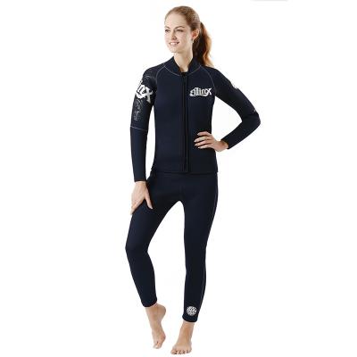 China DS-1106A 3mm 5mm adult men's and women's long-sleeved diving top, surfing suit for sale