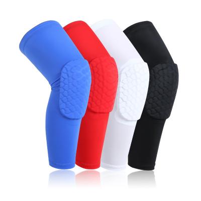 China 2020 Basketball Honeycomb Knee Pads Compression Pads Wear Resistant Tend Hot Selling Anti-Slip Sleeves for sale