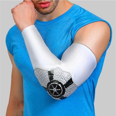 China MONCAIS Custom Wear Resistant Logo Compression Arm Sleeve Sports Black Arm Sleeves Cycling Basketball Protector UV Compression Sleeve Arm for sale