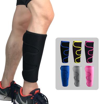 China MONCAIS Wear Resistant Hot Selling Elastic Sports Calf Support Compression Sleeves Safety Calf Brace for sale