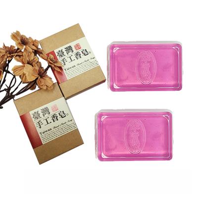 China Handmade Rose Essential Oils Flower Base Cleansing Soap for sale