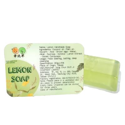 China Good Product Lemon Fruit Soap Base Cleaning Remembrance for sale