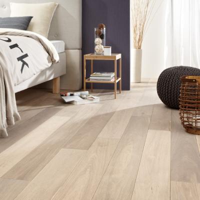 China European Home Use Best Quality Wood Flooring Unfinished Minimalist Interior White Oak Parquet for sale