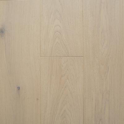 China Modern Super Wider White Color European Oak Engineered Hardwood Floors for sale