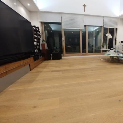 China European oak parket smoked and white washed wood flooring for sale