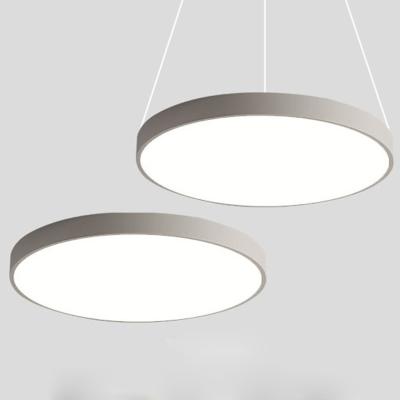 China Modern Round Fancy Circular Chandelier Ring Decorative Led Pendant Lamp Circle Led Pendant Light for sale