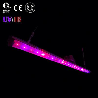 China FLOWER 2020 Latest Generation Umol 395nm IR 730nm Os660nm UV Removable Flowering Strip Led To Grow Light Bar for sale