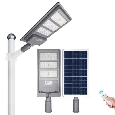 China Good quality commercial public post light 180w 240w 300w ABS ROAD induction solar panel led street light for sale