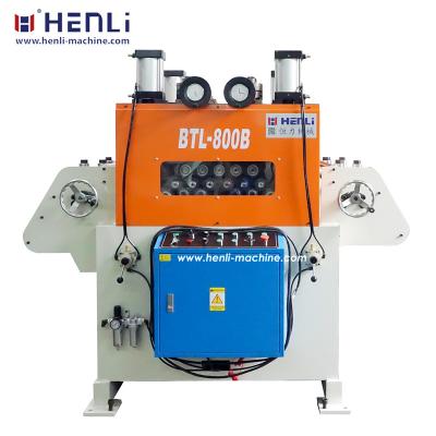 China Building material shops BTL-500B automatic metal coil leveling machine with CE and in stock for sale