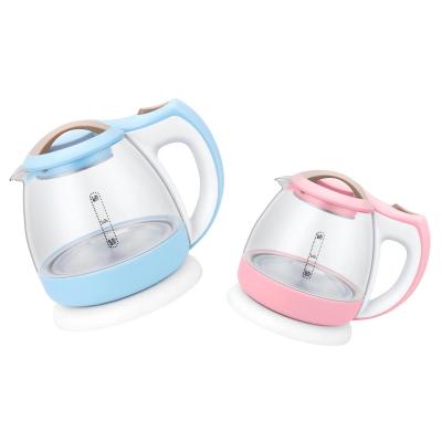 China 360 degree rotating base SUHAO- plant straining product with 1.2 L capacity glass electric kettle in 2022 for sale