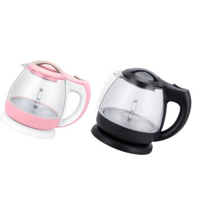 China 2022 Base Factory 360 Degree Rotation Exclusive Discount Tender Product With Small Capacity Glass Electric Kettle for sale