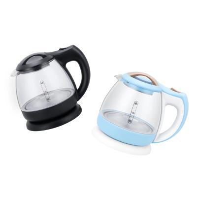 China 2022 360 Degree Rotation Base New Style Glass Electric Kettle 1.2 L Capacity Kitchen Temperature Control Appliance for sale