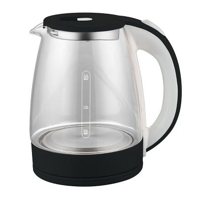 China Rotating Base In Kitchen Appliances Cheapest Model 1.8L Best 360 Degree Cordless Glass Electric Tea Kettle With Tray Set for sale