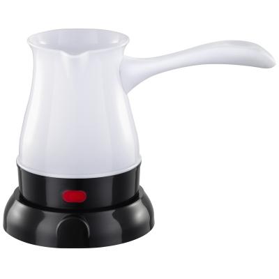 China 2022 Years Turkey Plastic White Color Food Safe With Handle Mini Capacity 0.5L Home Coffee Kettle for sale